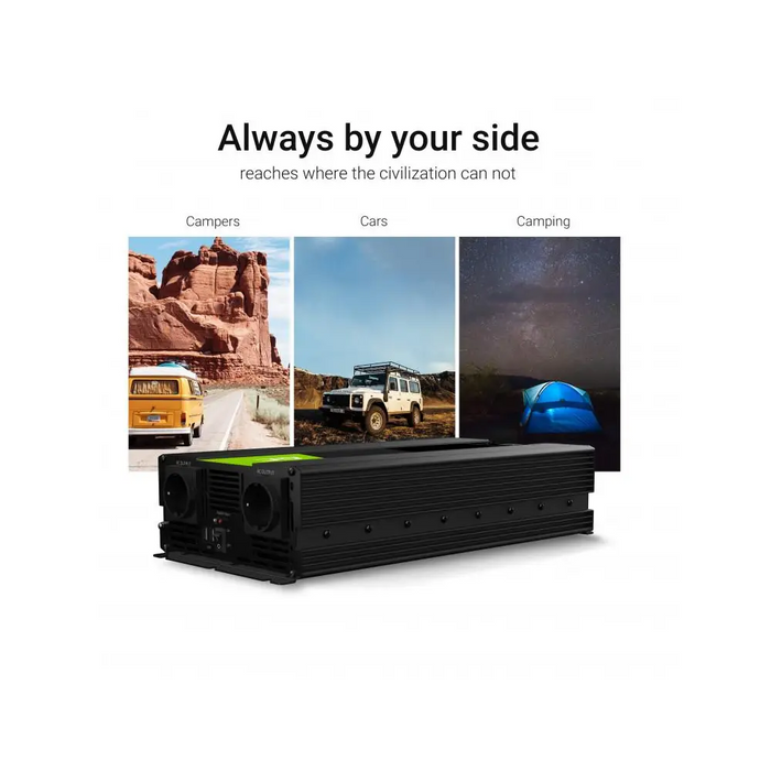 Inverter GREEN CELL 12/220V DC/AC 3000W/6000W Modified sine wave - Инвертори<<<Непрекъсваеми токозахранващи