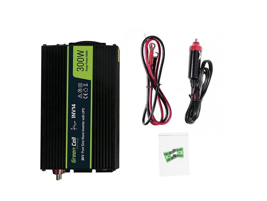 Inverter GREEN CELL 24V/300W pure sine wave - Инвертори<<<Непрекъсваеми токозахранващи