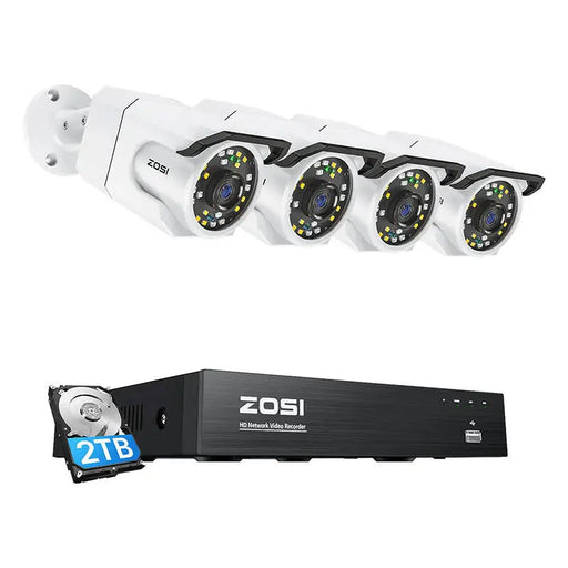 IP Camera ZOSI C105 4 pcs WiFi 8MP + NVR 8ch + 2TB HDD - IP cameras<<<Smart Home<<<InnproXML