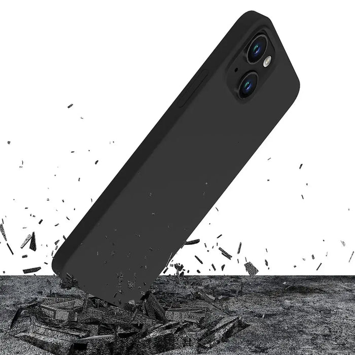 iPhone 13 mini silicone case from the 3mk Silicone Case series - black - Cell phone cases and covers<<<HurtelXML