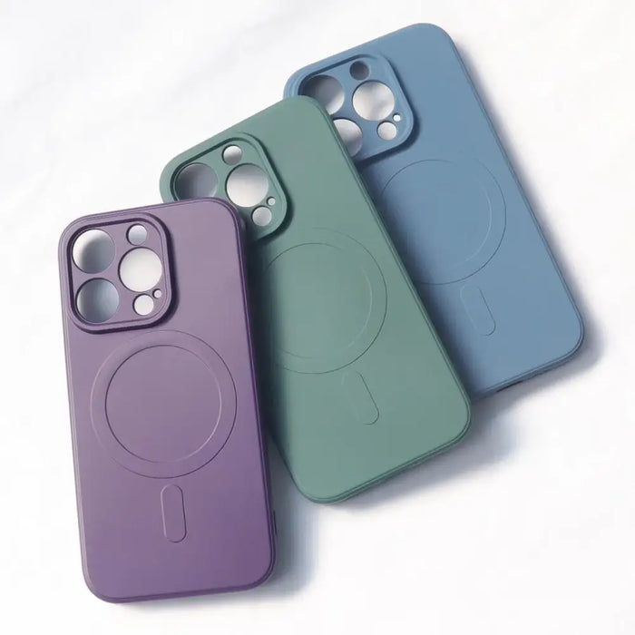 iPhone 14 Pro Max Silicone Magnetic Case Magsafe - pink - Cell phone cases and covers<<<HurtelXML