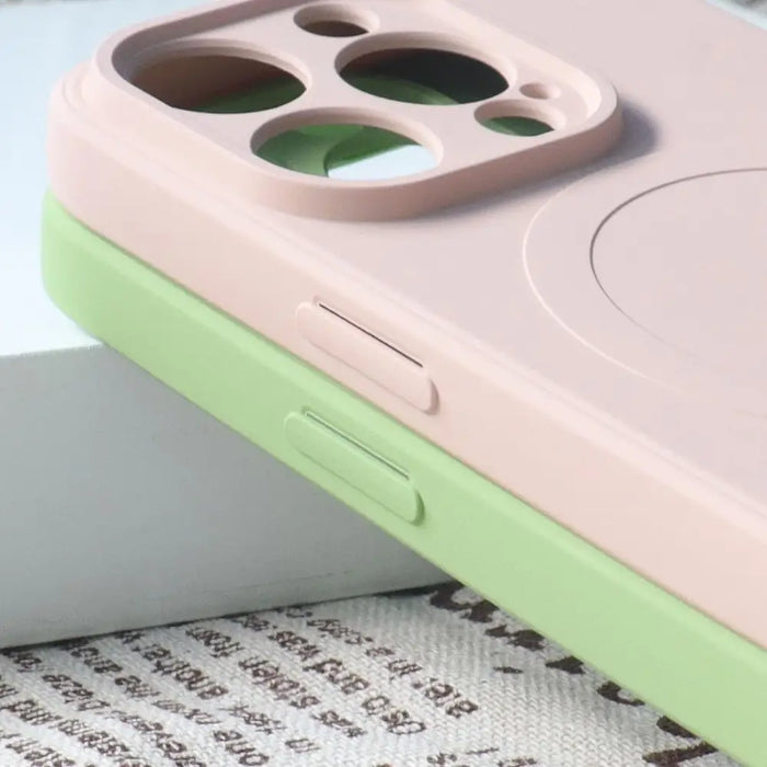 iPhone 14 Pro Max Silicone Magnetic Case Magsafe - pink - Cell phone cases and covers<<<HurtelXML