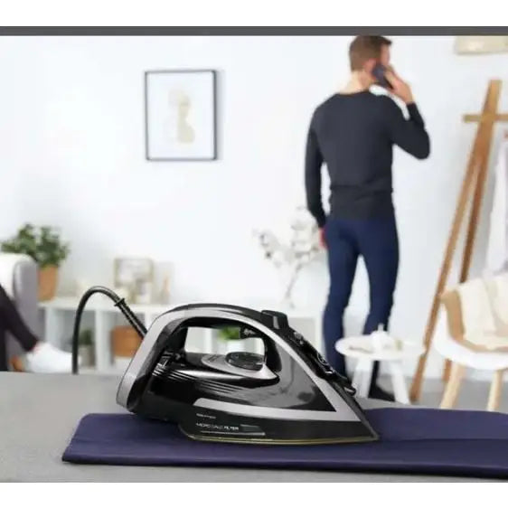 Iron TEFAL Puregliss Shady & Black FV8062E0 - Ютии<<<Уреди за гладене<<<Малки електроуреди<<<TechnoMix&&&Сушилни ютии и