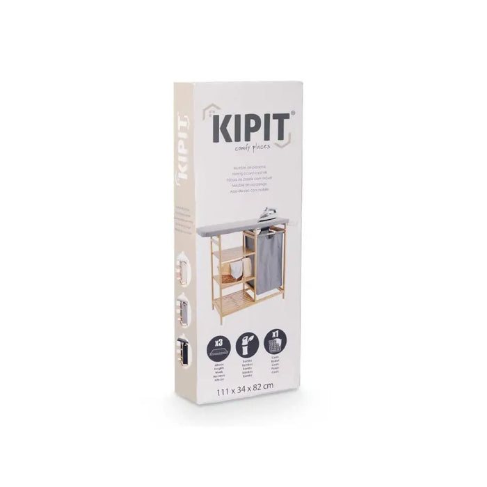 Ironing board Kipit Cream Cloth Bamboo - Почистване Прахосмукачки И Гладене<<<Дом Градина<<<BigBuy&&&Сушилни ютии и