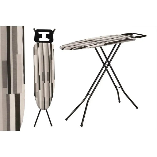 Ironing board Kipit White Black Grey Metal Cloth (4 Units) - Почистване Прахосмукачки И Гладене<<<Дом