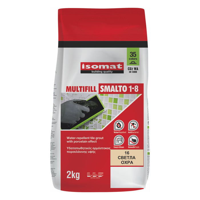 JOINT MIXTURE FOR INTERIOR AND EXTERIOR USE ISOMAT MULTIFILL LIGHT OCHER, 16