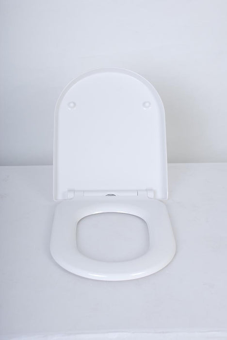 TOILET SEAT COVER PVC WHITE