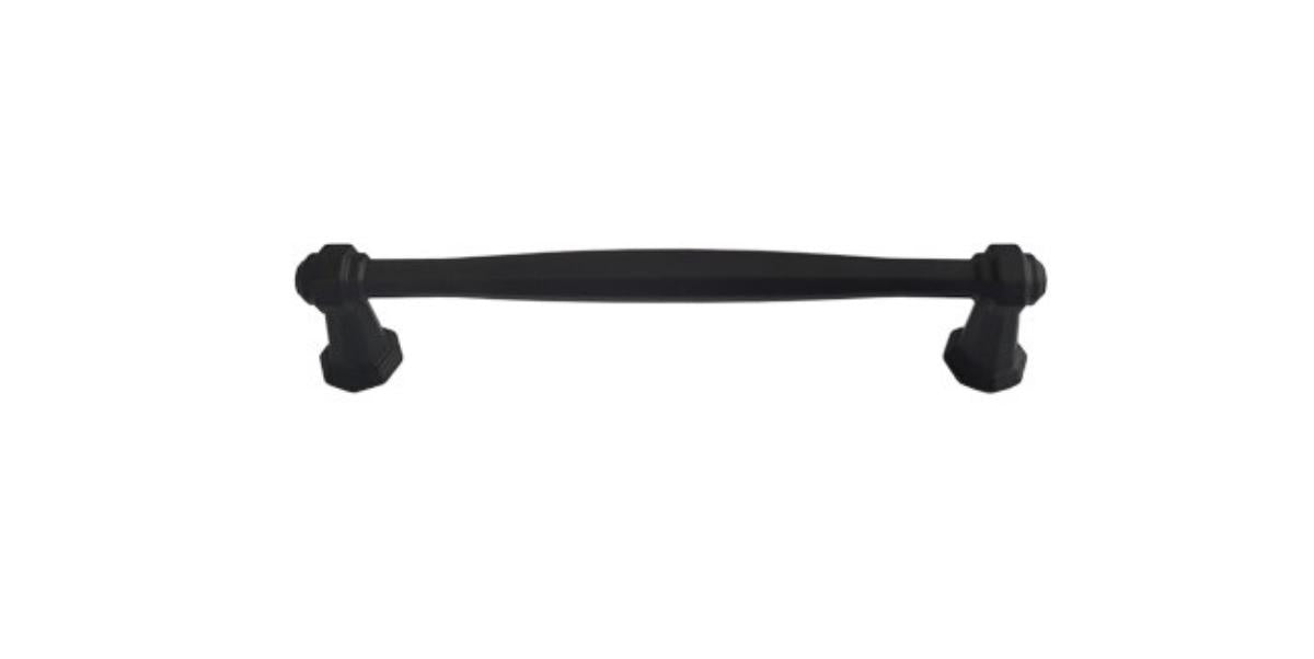 FURNITURE HANDLE 128MM BLACK IVENTO