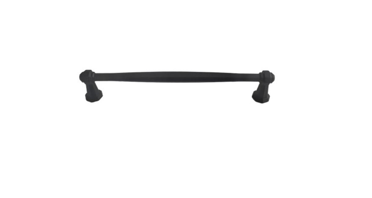 FURNITURE HANDLE 160MM BLACK IVENTO