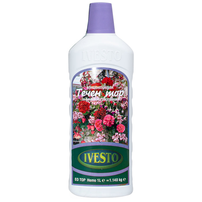 LIQUID FERTILIZER FOR BALCONY PLANTS 1L IVESTO