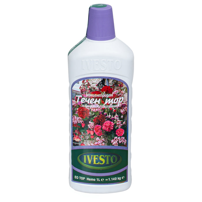 LIQUID FERTILIZER FOR BALCONY PLANTS 1L IVESTO