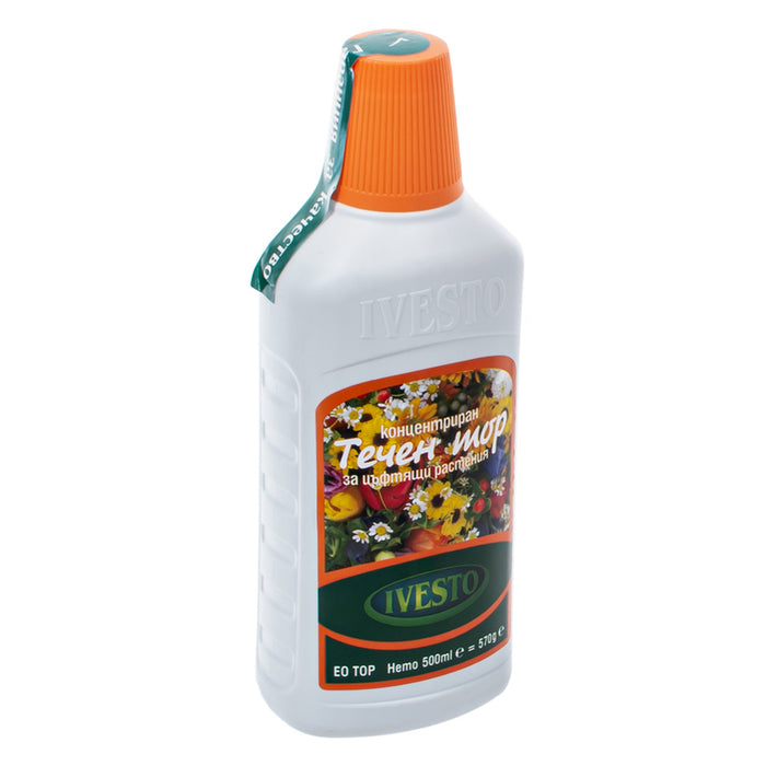 LIQUID FERTILIZER FOR FLOWERING PLANTS 0.5L IVESTO