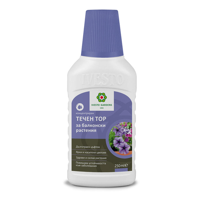 LIQUID FERTILIZER FOR BALCONY PLANTS 0.25L IVESTO