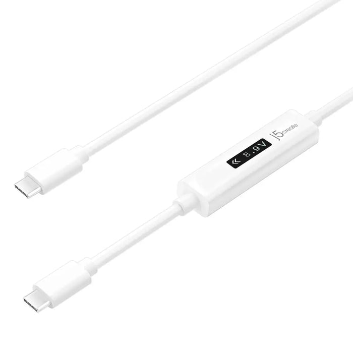 j5create JUCP14 Charging Cable Power Meter USB-C - Кабели за мобилни