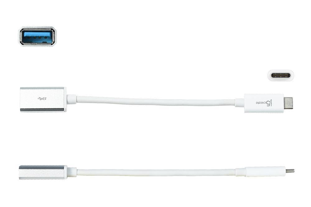 Adapter j5create JUCX05, USB-C 3.1 male - USB-A female 5Gb/s, 90cm