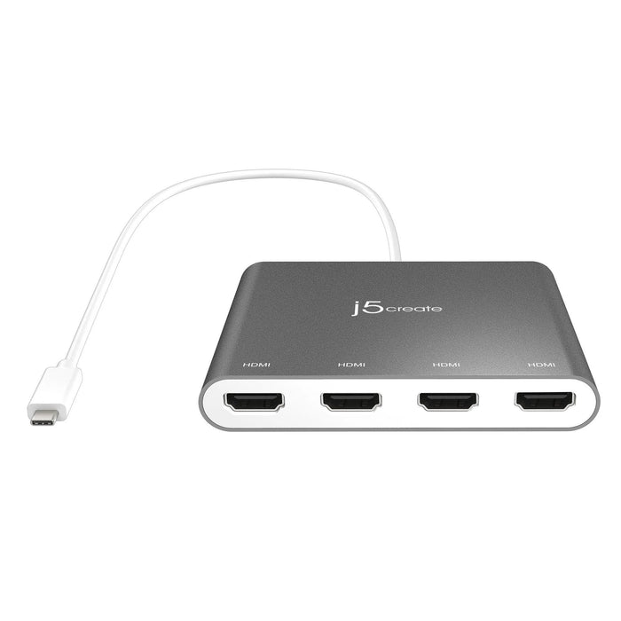 Adapter j5create JCA366, For 4 monitors, USB-C - 4 x HDMI