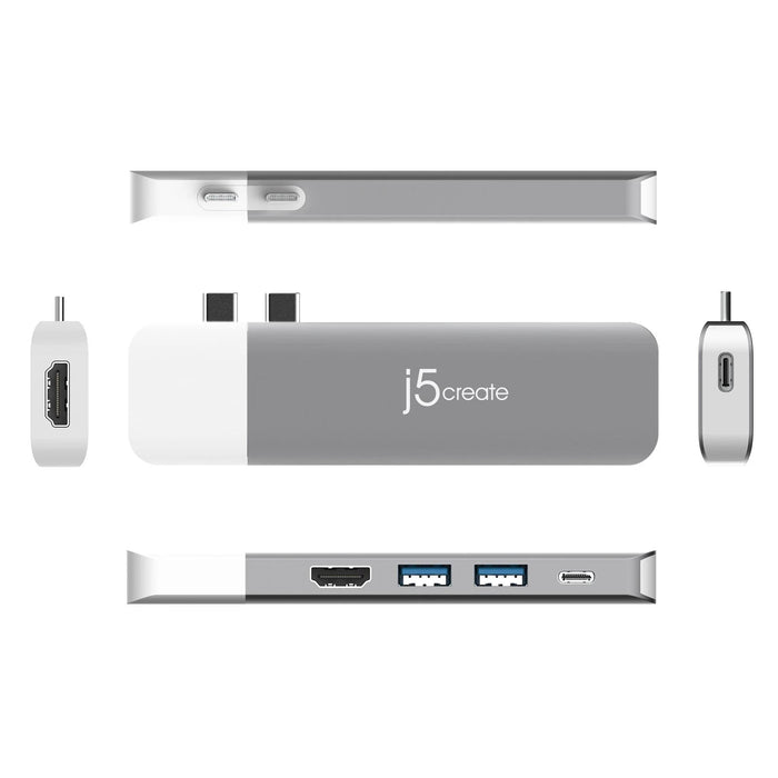 j5create JCD387 modular docking station, 2 modules, USB-C