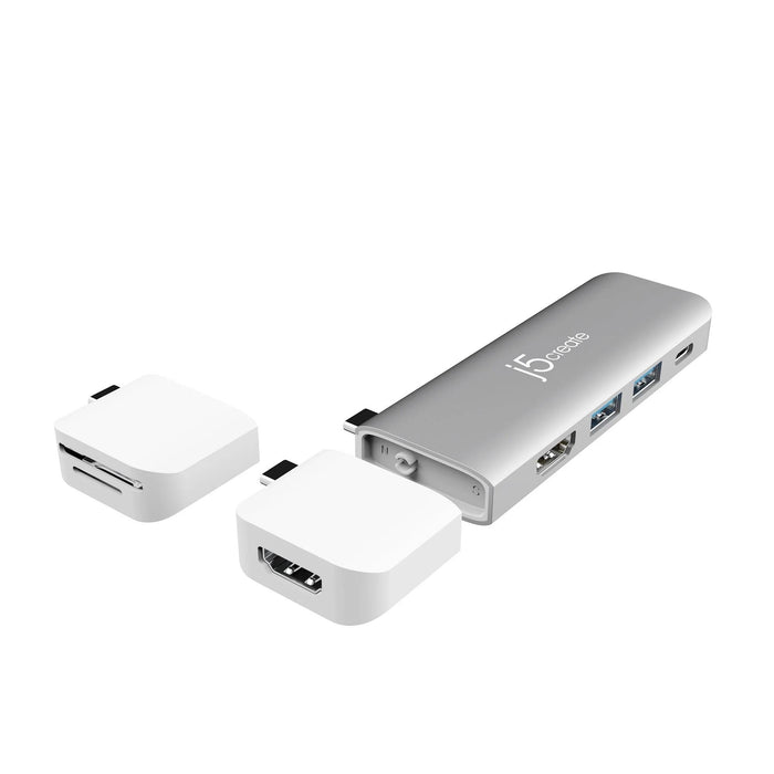 j5create JCD387 modular docking station, 2 modules, USB-C
