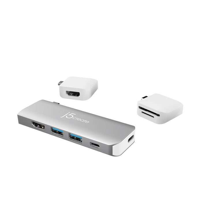 j5create JCD387 modular docking station, 2 modules, USB-C