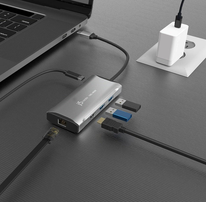 Docking station j5create JCD392 100W, USB-C, 10Gbps, 4K60