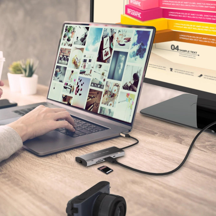 Docking station j5create Mini Dock JCD393, USB-C, USB, HDMI, Ethernet, SD, microSD