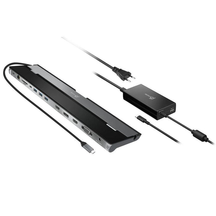 Docking station j5create JCD543P, For three monitors with 100W PD power adapter