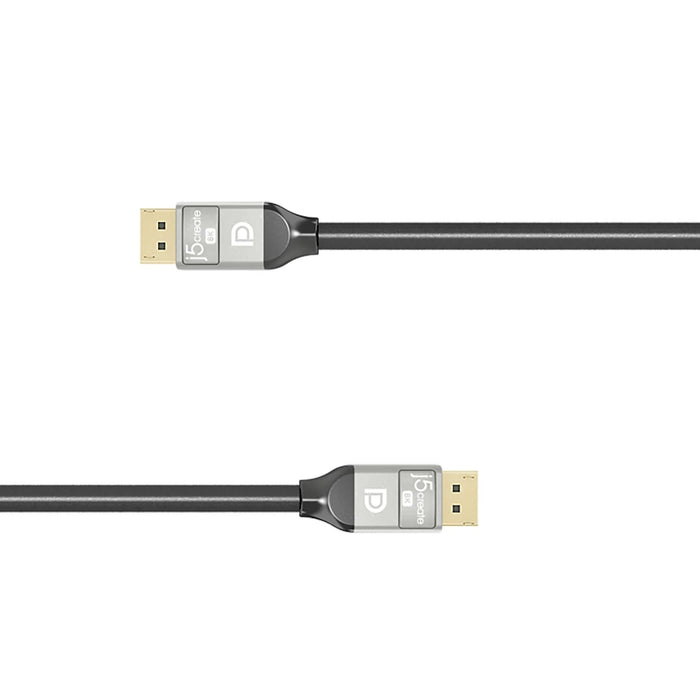 Cable j5create JDC43, DP male - DP male, 8K, 2 m