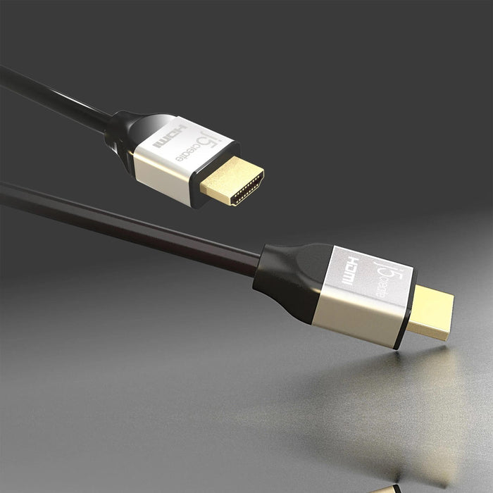 Cable j5create JDC52, HDMI male - HDMI male, Ethernet, 4K, 2 m