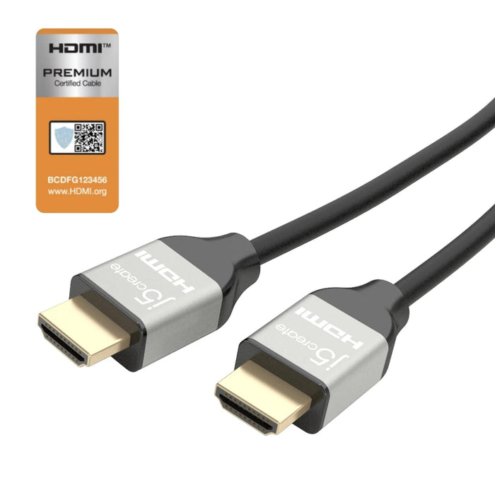 Cable j5create JDC52, HDMI male - HDMI male, Ethernet, 4K, 2 m