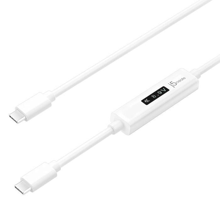j5create JUCP14 Charging Cable, Power Meter, USB-C
