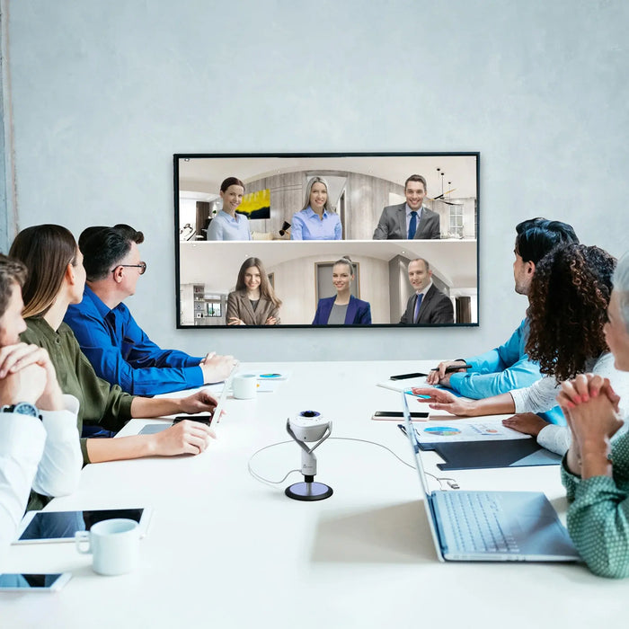 Video conference camera, j5create JVU368,360°,Full HD 1080p,USB™ UVC/UAC plug-and-play,HDR,AI function