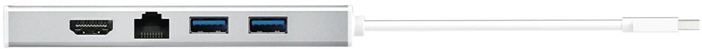 6-port hub j5create Mini Dock JUD380, USB 3.0, Gigabit Ethernet, HDMI, VGA, USB-B, White