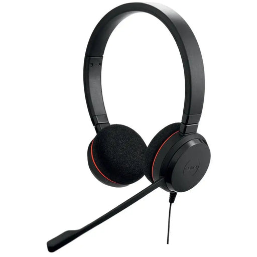 Jabra Evolve 20 Stereo Microsoft Teams Optimized Headset Microphone Black - Слушалки<<<Компютърна