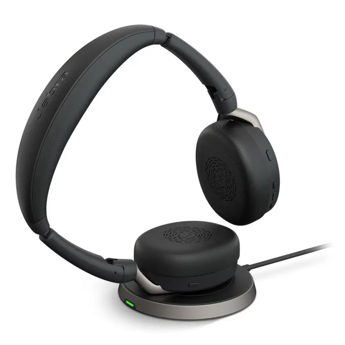 Jabra Evolve2 65 Flex - Link380c UC Stereo (Wireless Charging) - HeadphonesPER-SLU<<<Input / Output