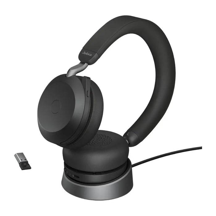 Jabra Evolve2 75 - USB-A UC with Desk Stand - Black - Bluetooth headsetsAKG-SBL<<<GSM