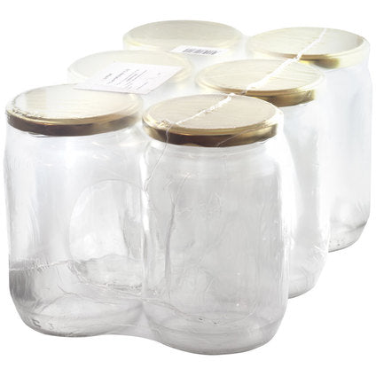 JAR WITH CAP 0.720L. 6 COUNT OBERON STACK - Буркани и продукти за консервиране<<<Домашни потреби<<<Кухня<<<Praktiker