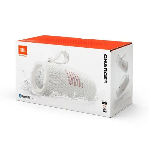 JBL Charge 6 Bluetooth Wireless Speaker White EU - Audio<<<Основна<<<DunaXML&&&Електроника Звук<<<Компютри|