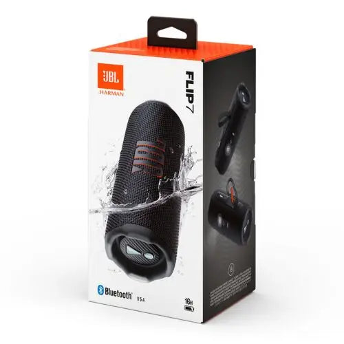 JBL Flip 7 Bluetooth Wireless Speaker Black EU - Speakers<<<JBL