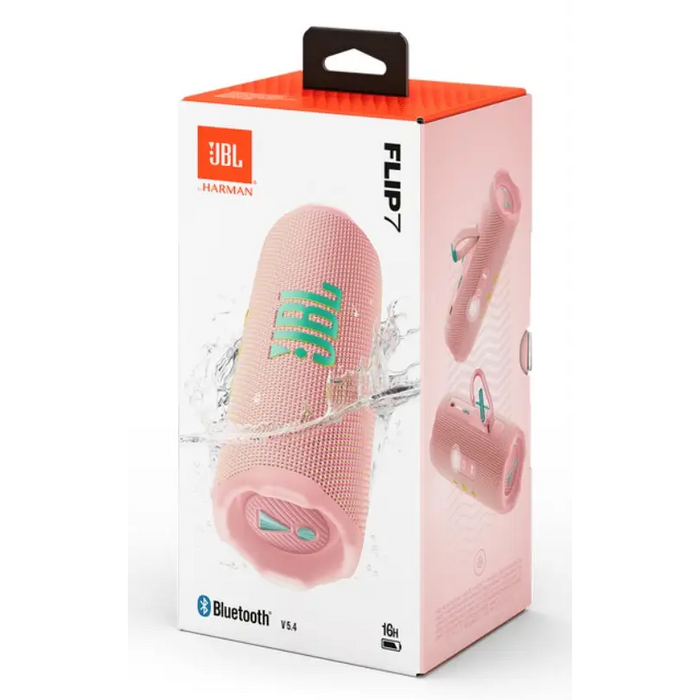 JBL FLIP7 PINK Portable waterproof and drop-proof speaker - Speakers<<<JBL аудио<<<JBL<<<PolyComp