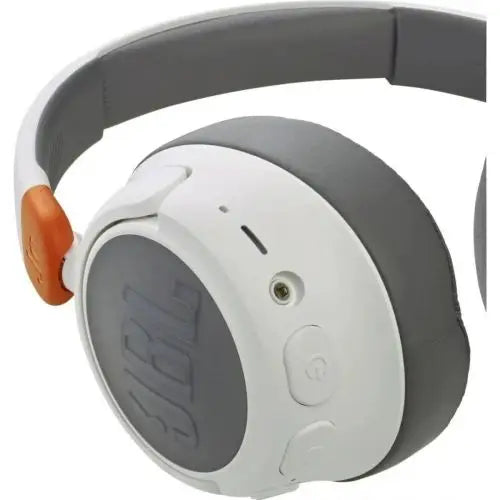 JBL JR460NC Bluetooth Wireless On-Ear Headphones for Kids with Noise Cancellation White/ Brown EU