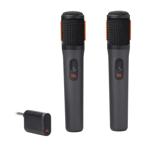 JBL PartyBox Wireless Microphone Set (2 Microphones 1 Receiver) Black EU - ONLY BOX DAMAGE