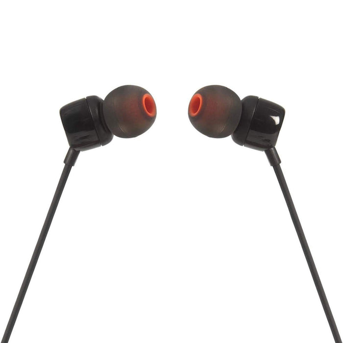 JBL Tune 110 in-ear headphones with 3.5mm mini jack and remote control - black - Headphones