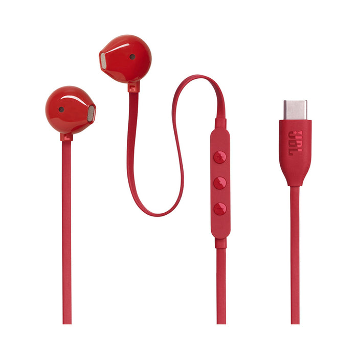 Stereo headphones JBL TUNE 305C TYPE-C RED