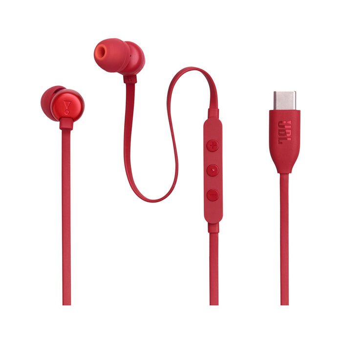 Stereo headphones JBL TUNE 310C TYPE-C RED