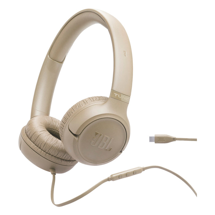 Stereo headphones JBL T530C BEIGE