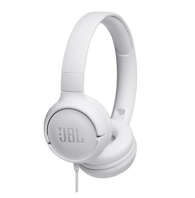 JBL Tune 500 On-Ear Wired Headphones White EU