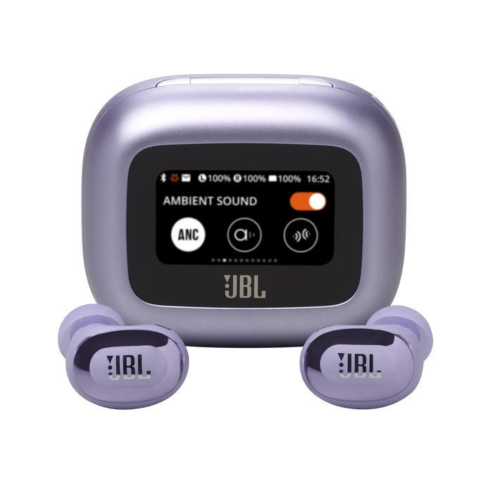 Bluetooth headphones-plugs JBL Live Buds 3 - Purple