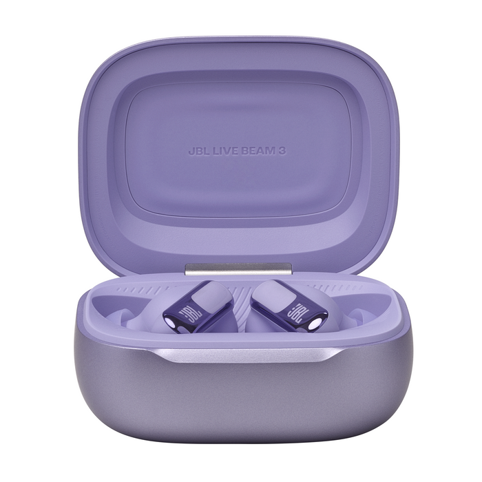 Bluetooth headphones-plugs JBL Live Beam 3 - Purple