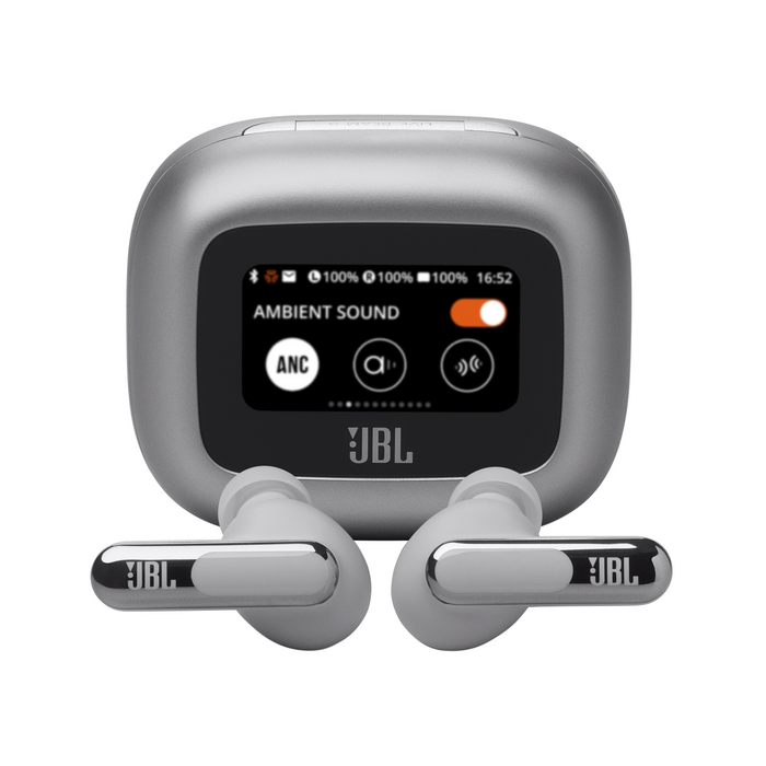 Bluetooth headphones-plugs JBL Live Beam 3 - Silver