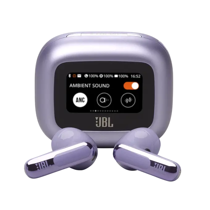 Bluetooth headphones-plugs JBL Live Flex 3 - Purple